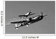 P-38 Lightning and P-51d Wall Decal Design 2
