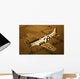 North American P-51d Mustang Wall Decal