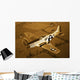 North American P-51d Mustang Wall Decal