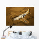 North American P-51d Mustang Wall Decal
