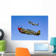 P-40e Warhawk and P-51d Wall Decal