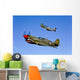 P-40e Warhawk and P-51d Wall Decal