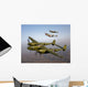 Three Lockheed P-38 Lightnings Wall Decal