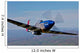 P-51d Mustang Flight over Wall Decal Design 25