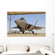 F-22a Raptor Parked Nellis Wall Decal