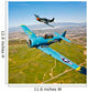 T-6 Texan and P-51d Wall Decal Design 2