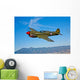 Curtiss P-40e Warhawk Flight Wall Decal Design 2