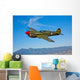 Curtiss P-40e Warhawk Flight Wall Decal Design 2