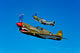 P-40e Warhawk and P-51d Wall Decal Design 2