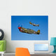 P-40e Warhawk and P-51d Wall Decal Design 1