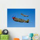 P-40e Warhawk and P-51d Wall Decal Design 1