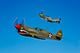 P-40e Warhawk and P-51d Wall Decal Design 1