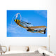 North American P-51d Mustang Wall Decal Design 1