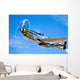 North American P-51d Mustang Wall Decal Design 1