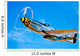 North American P-51d Mustang Wall Decal Design 1