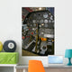 Cockpit P-40e Warhawk Wall Decal Design 1