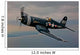 Vought F4u-4 Corsair Korean Wall Decal Design 2