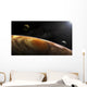 Jupiter's Moons Io and Wall Decal