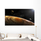 Jupiter's Moons Io and Wall Decal