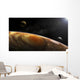 Jupiter's Moons Io and Wall Decal