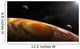 Jupiter's Moons Io and Wall Decal