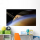 Ringed Giant Saturn Rises Wall Decal