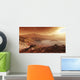 Martian Sun Sets over Wall Decal
