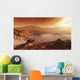 Martian Sun Sets over Wall Decal