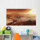 Martian Sun Sets over Wall Decal