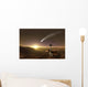 Comet over Endeavour Crater Wall Decal