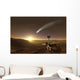 Comet over Endeavour Crater Wall Decal