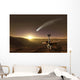 Comet over Endeavour Crater Wall Decal