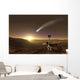 Comet over Endeavour Crater Wall Decal