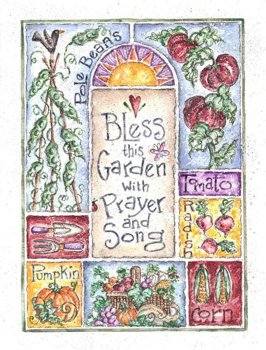 Bless Garden with Prayer Wall Decal