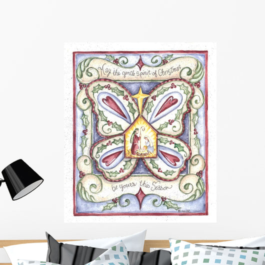 May Gentle Spirit Christmas Wall Decal