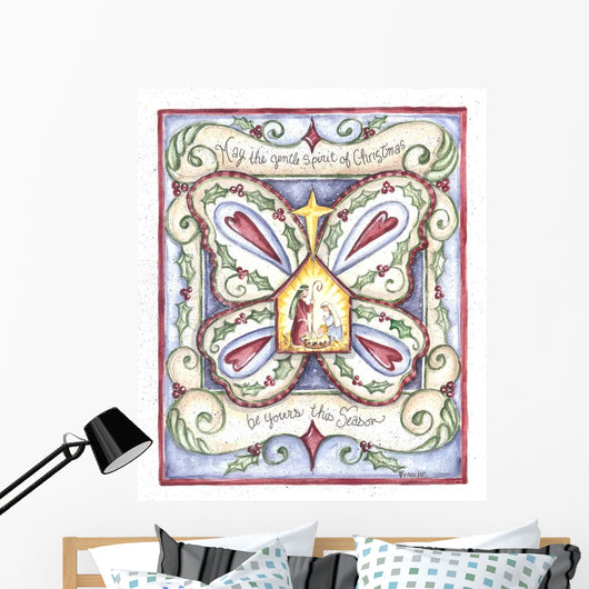 May Gentle Spirit Christmas Wall Decal