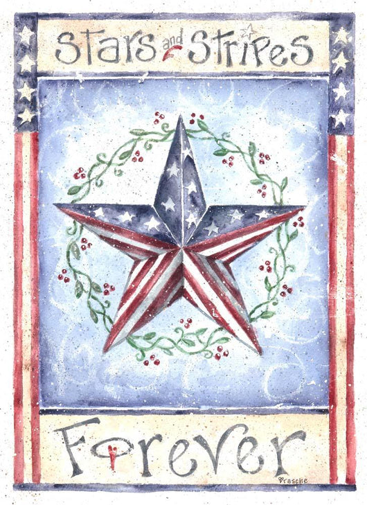 Stars and Stripes Forever Wall Decal Design 2