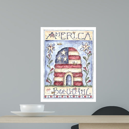 America Beautiful Wall Decal Design 3