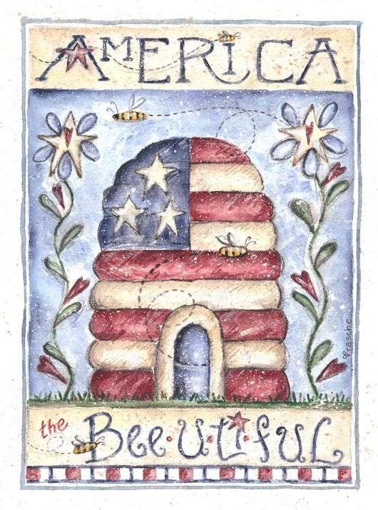 America Beautiful Wall Decal Design 3
