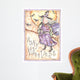 Happy Hauntings Witch Wall Decal