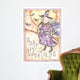 Happy Hauntings Witch Wall Decal
