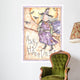 Happy Hauntings Witch Wall Decal