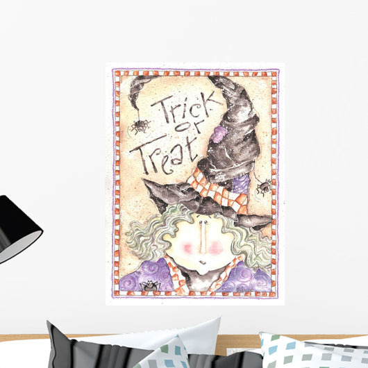 Trick or Treat Witch Wall Decal