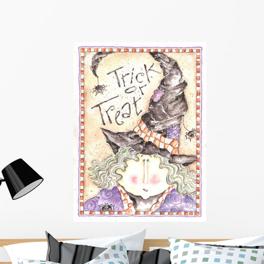 Trick or Treat Witch Wall Decal