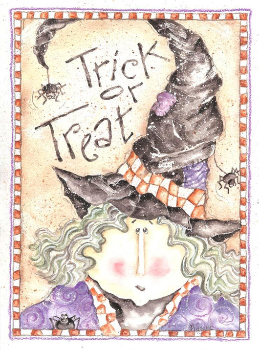 Trick or Treat Witch Wall Decal