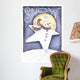 Snow Man Primitive Wall Decal