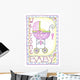 Welcome Baby Carriage Wall Decal