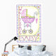Welcome Baby Carriage Wall Decal