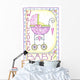 Welcome Baby Carriage Wall Decal