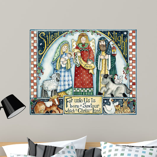 Silent Night Wall Decal
